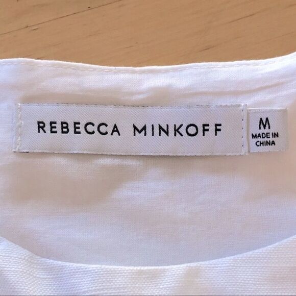 Rebecca Minkoff White Georgina Lace Trim Dress
Size Medium - Picture 11 of 12